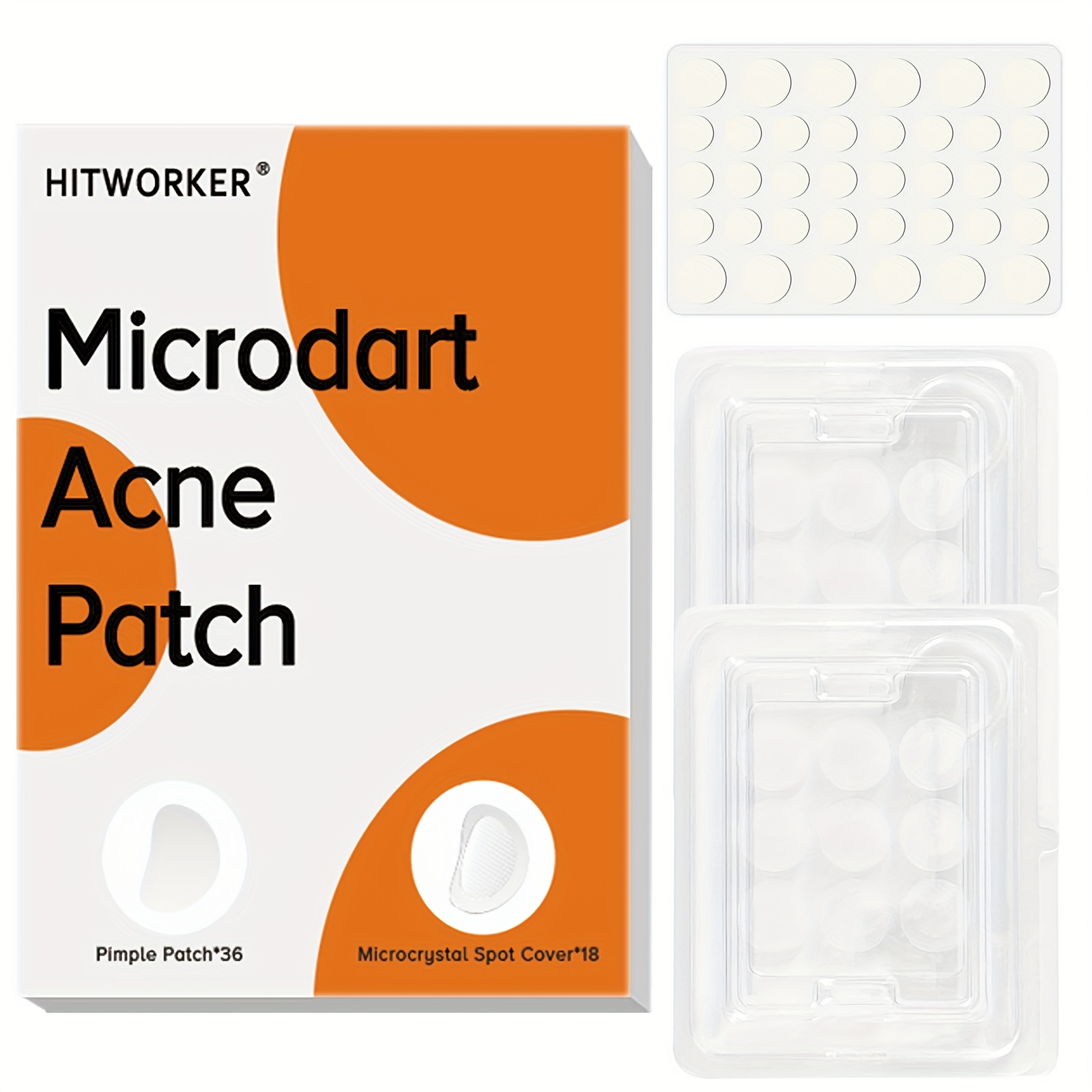 Face Oil - 60 stuks puistpleisters met microkristal spot