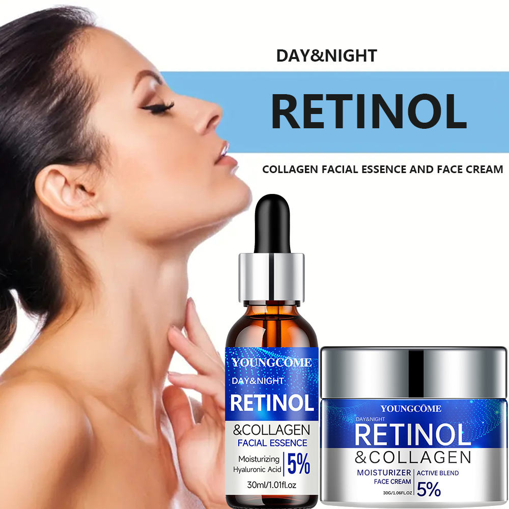 Retinol Cream - Retinol Crème Serum Combo Set Sloten