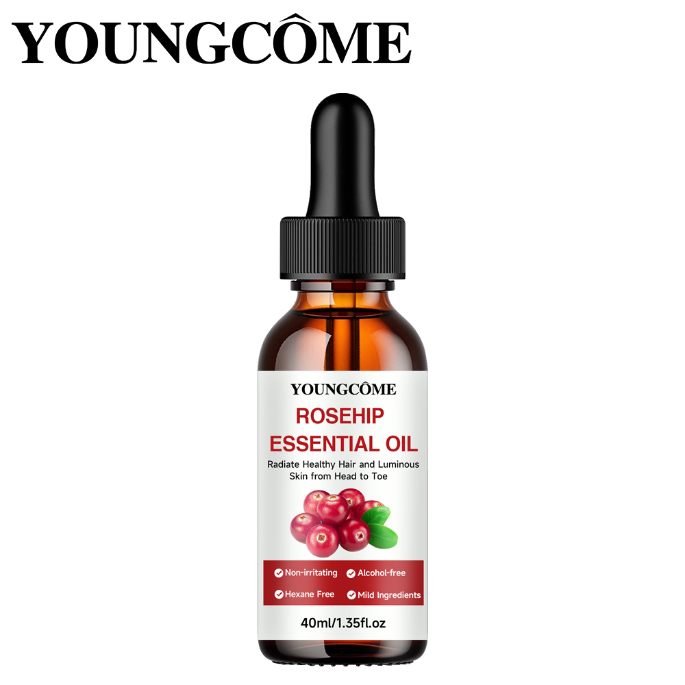 Face Oil Rosehip - Pure Rozenbottel Essentiële Olie Vervagen Fijne