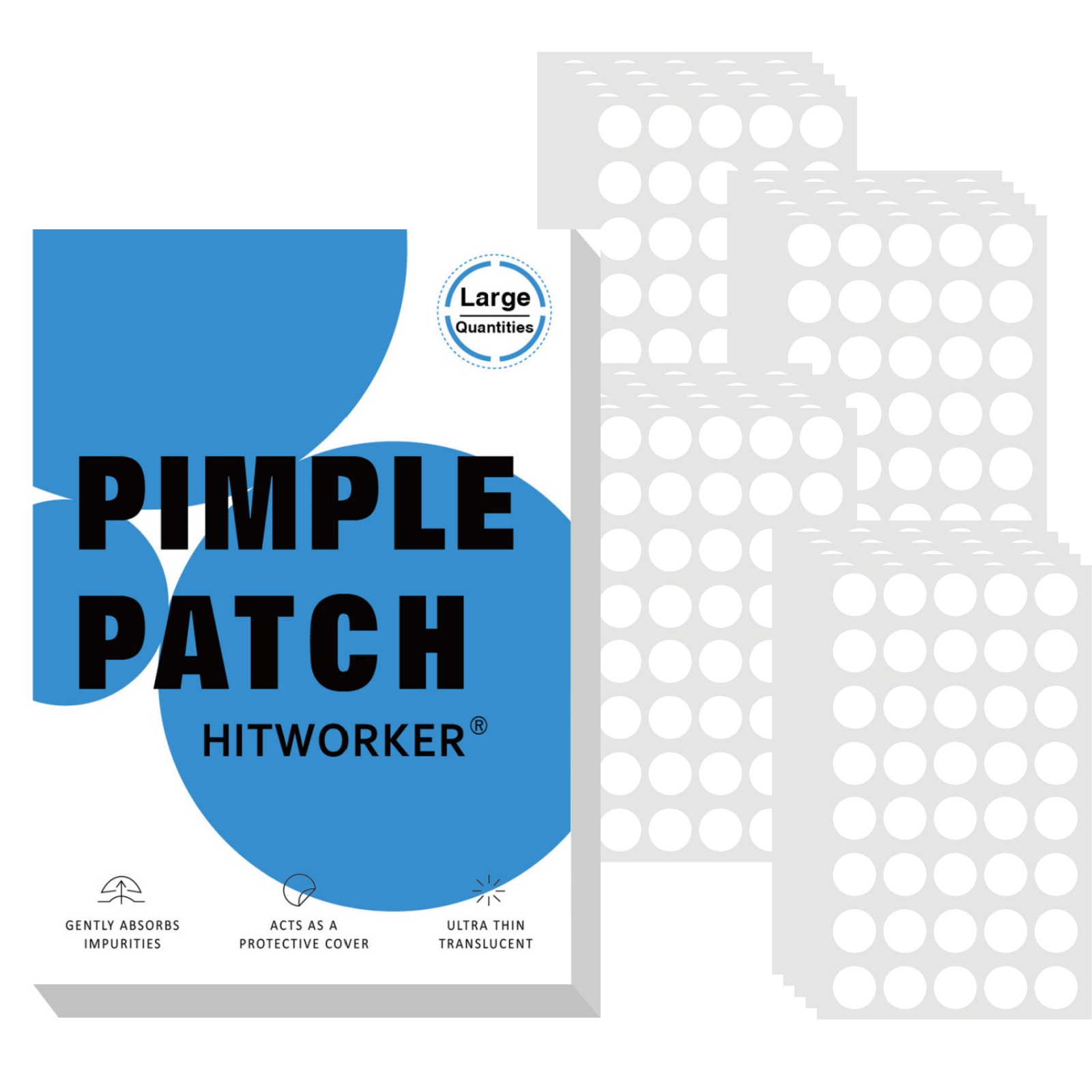 Face Oil - 800 stuks Hydrocolloïde Acne Pimple Patches,