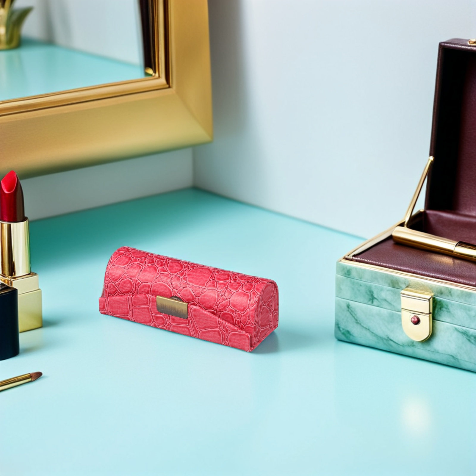 PU Lipstick Etui Kleine Lipsti - Lip Balm recensie en prijs