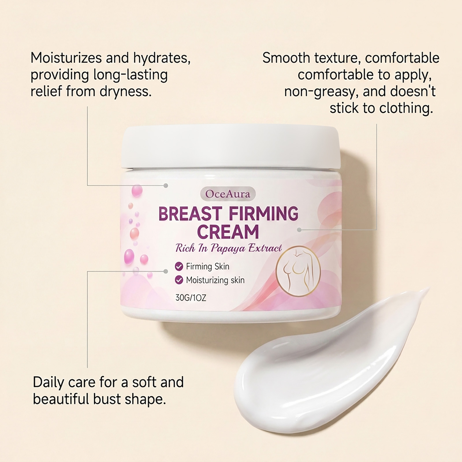 Borstverstevigende crème voor  - Body Lotion recensie en prijs