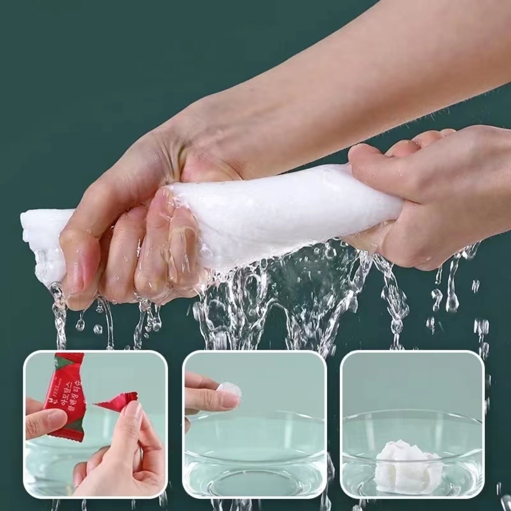 Wegwerpbaar gecomprimeerd wask - Cleanser Face recensie en prijs